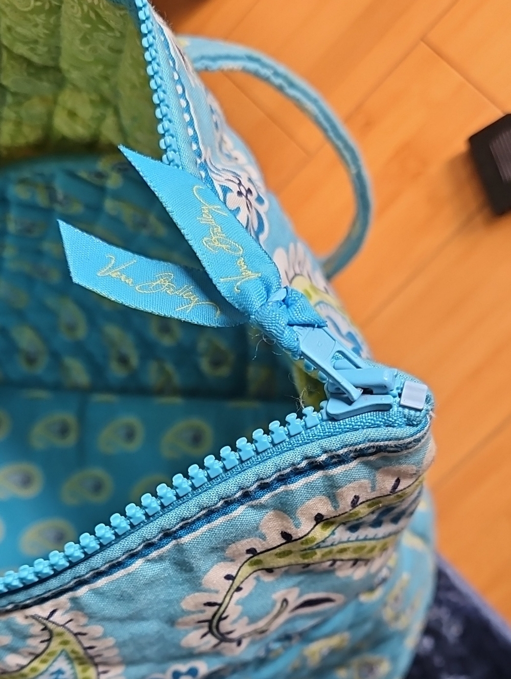 Vera Bradley Tote XL Bermuda Blue - Picture 5 of 7